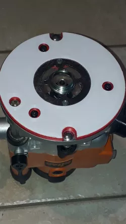 Triton router base compatible with Festool OF1010 copying rings