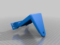 Upward angle leaf phone bracket