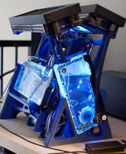 Vertical GPU Mount for Open PC Frame II (OPF-II)