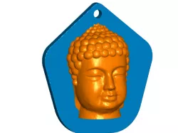 Wind Chime Upgrade – 3d Buddha Bust Sail – Wind Catcher