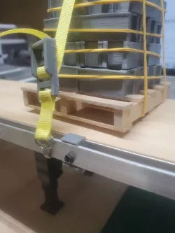 1/14 Scale Flat Bed Trailer Ratchet Strap Block Mount
