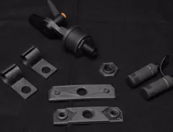 19mm mic clip stereo bar 