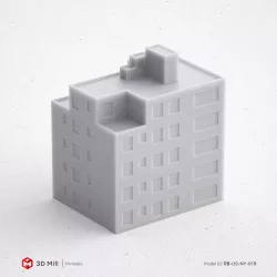 3D Print miniature building RB-US-NY-019
