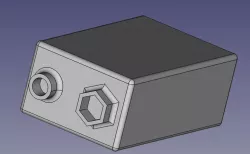 9v battery Mockup
