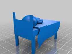 a bed
