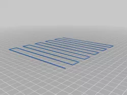 Bed Level Stripes Test