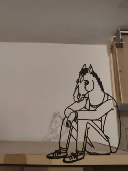 Bojack Horseman silhouette