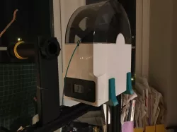 Bracket to mount eSUN eBox Lite filament dryer on an aluminium profile