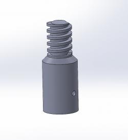 Acme threaded hook by bradner, Download free STL model