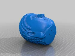 Buddha head planter (screw mountable)