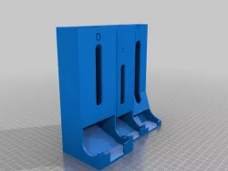 C, D, 9v battery dispenser