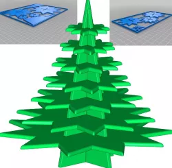 Chrismas tree desk kit