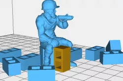 Cinder Block 28mm scale