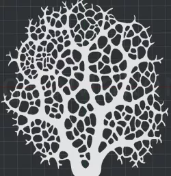Coral - Gorgonian Sea Fan 2d Wall Art