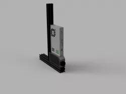 Creality Ender 3 v2 - Vertical PSU with stock parts