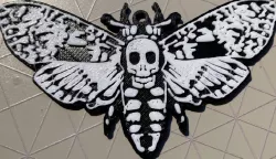 Death Moth Keyring or Necklace