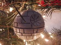 Deathstar Ornament Simplified and Repaired