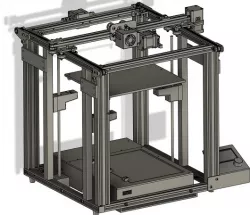 Ender 5 Octopus Custom Case with 3 Point (Kinematic) automatic levelling