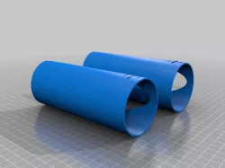 Exhaust pipe welding template