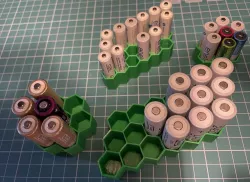 expandable hex battery holder