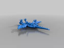 flexi medieval dragon PROTOTYPE