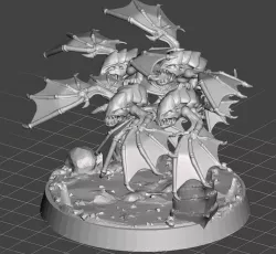 Flying Baby Space Bug Swarm