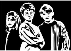 harry potter stencil 3d models 【 STLFinder