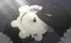 Hololive - Kronii's Kronies Table Clock