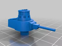 Improved Type 3 Ka-Chi Turret w/o Barrel Supports