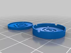 leaf village coaster and ashtray