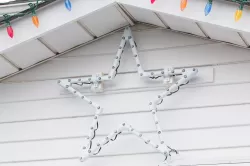 LED Xmas star PVC fittings