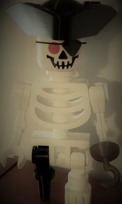 Lego Skeleton (10:1 Scale) - Pirate Option