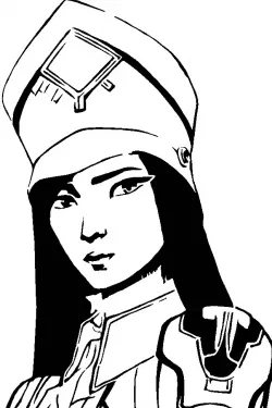 LOL Caitlyne stencil