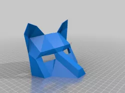 LOW POLY FOX MASK