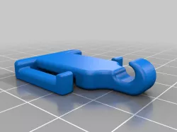 Mask hook for ski helmet