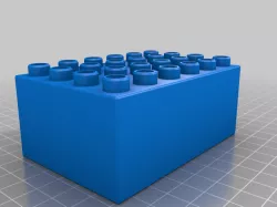 Mega Bloks to Duplo Adapter Generator