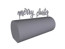 MERRY CLUSTER / CHRISTMAS / WHATEVER / HANGOVER + HO HO HO CAKE TOPPER