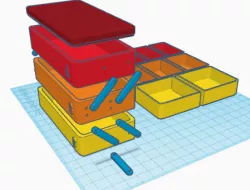 Mini tool box for nuts and bolts
