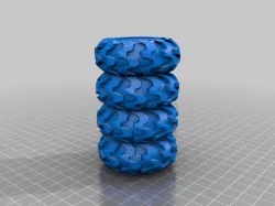 Monster truck tire stack pen holder