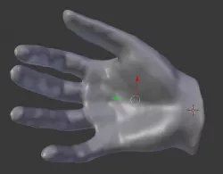 My Right Hand (Rigged in Blender)