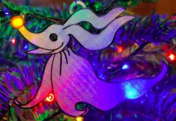 Nightmare Before Christmas Multicolor Zero Ornament