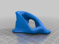 Optimized Topology 1/2" Curtain Rod Holder