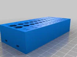 Parametric Pegboard Allen Wrench Organizer