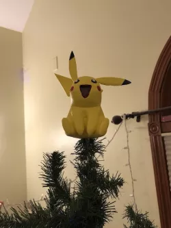 Pikachu Christmas Tree Topper