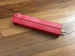 print in place pencil balisong (butterfly knife)