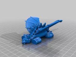 Print In Place trevor the dragon