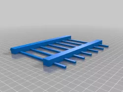 Rails for Playmobil DeLorean