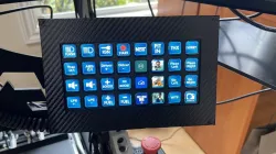 RAM Mount-style plates for Stream Deck XL button box