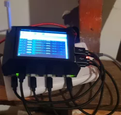 Raspberri Pi 4 with 4 Pico Boards Mining Case