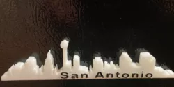 San Antonio Skyline Magnet